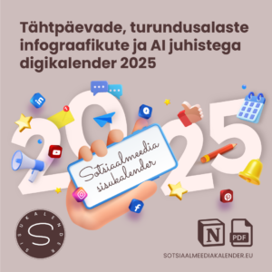 2025 sotsiaalmeedia turunduse kalender - üle 1500 idee